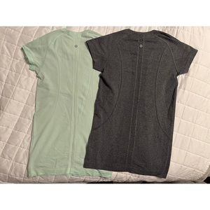 Lot of 2 - lululemon athletic shirts size 6